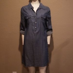 Old navy chambray shirt dress